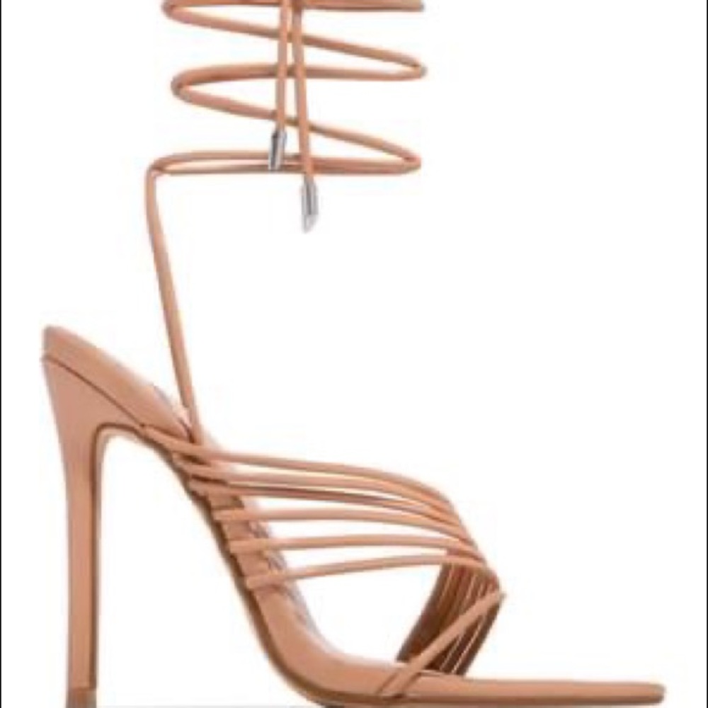 Laced up heels